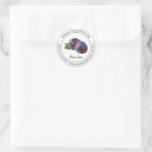 Plum Jam Modern label (Tas)