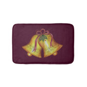 Plum Kerstklokken Badkamer Tapijt Mat (Voorkant)