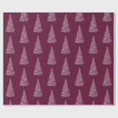 Plum Kerstmis/Holiday Cadeaupapier (Vlak)