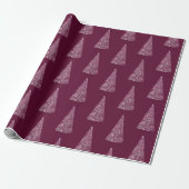 Plum Kerstmis/Holiday Cadeaupapier (Uitgerold)