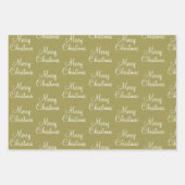 Plum Khaki en Seafoam Green Inpakpapier Vel (Voorkant 3)