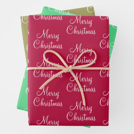 Plum Khaki en Seafoam Green Inpakpapier Vel (In situ)