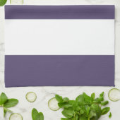 Plum Lavender & White Stripe Kitchen Towel Gift Theedoek (Gevouwen)