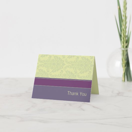 Plum Love Collectie bedankkaart (Voorkant)
