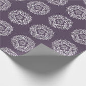 Plum Mandala Cadeaupapier (Hoek)
