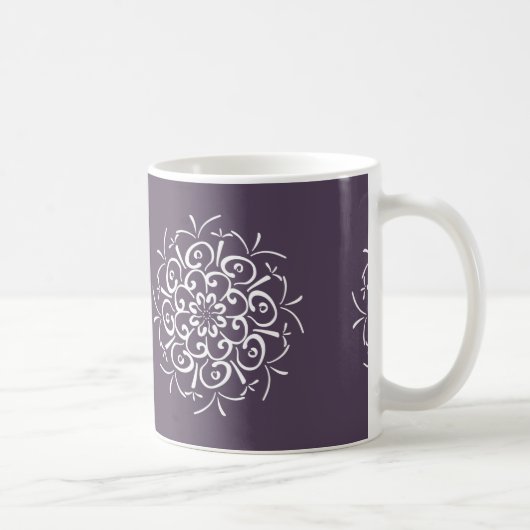 Plum Mandala Koffiemok (Rechts)
