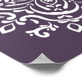 Plum Mandala Poster (Hoek)