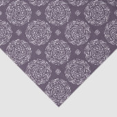 Plum Mandala Tissuepapier (Detail)
