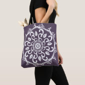 Plum Mandala Tote Bag (Dichtbij)