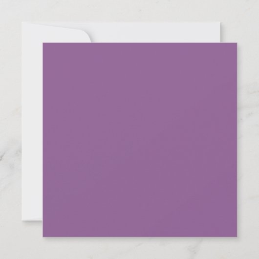 Plum Mauve Grey Black Waterverf Floral Wreate Kaart (Achterkant)