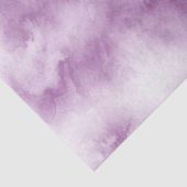 Plum Mauve Waterverf Abstract Tissuepapier (Detail)