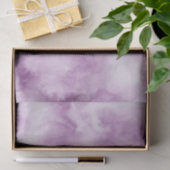 Plum Mauve Waterverf Abstract Tissuepapier (Geschenk)
