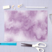 Plum Mauve Waterverf Abstract Tissuepapier (Craft)