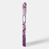 Plum  Moody Damask Patroonnaam Case-Mate iPhone Case (Achterkant / Rechts)