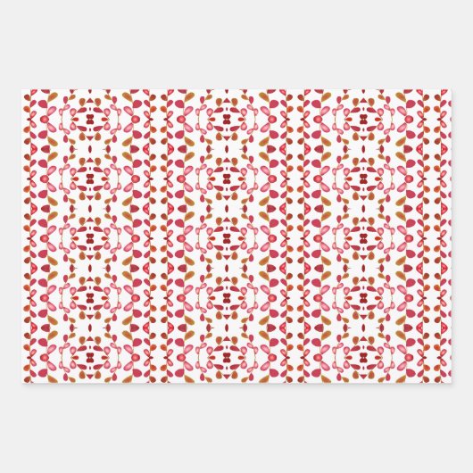 Plum Mosterd Gouden Blad Verpakkingsdocument Inpakpapier Vel (Voorkant 3)