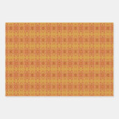 Plum Mosterd Gouden Blad Verpakkingsdocument Inpakpapier Vel (Voorkant 2)