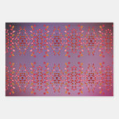 Plum Mosterd Gouden Blad Verpakkingsdocument Inpakpapier Vel (Voorkant)