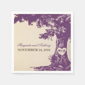 Plum Old Oak Tree Papieren servetten (Voorkant)