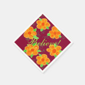 Plum Oranje en Limoen Servetten (Hoek)