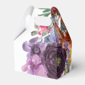 Plum Oranje Floral Specialized Small Bedankdoosjes (Achterkant)