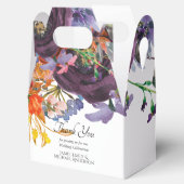 Plum Oranje Floral Specialized Small Bedankdoosjes (Geopend)