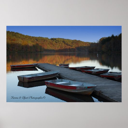 Plum Orchard Lake door Karma & Effect Photographix Poster (Voorkant)