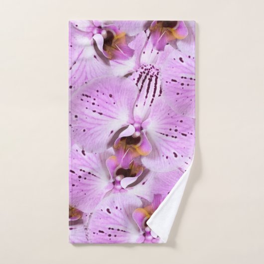Plum Orchids Bad Handdoek (Handdoek)