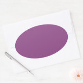 Plum Oval Sticker (Envelop)