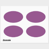 Plum Oval Sticker (Vel)