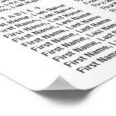 Plum Paars Blush Floral Wedding Seating Chart Poster (Hoek)