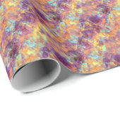 Plum Paars Crumpled Texture Cadeaupapier (Rol Hoek)