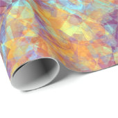 Plum Paars Crumpled Texture Cadeaupapier (Rol Hoek)