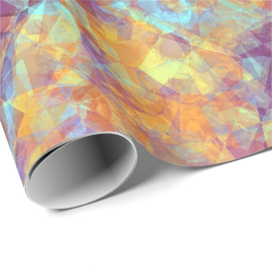 Plum Paars Crumpled Texture Cadeaupapier (Rol Hoek)