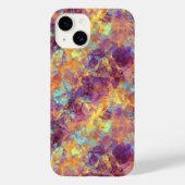 Plum Paars Crumpled Texture Case-Mate iPhone Case (Achterkant)