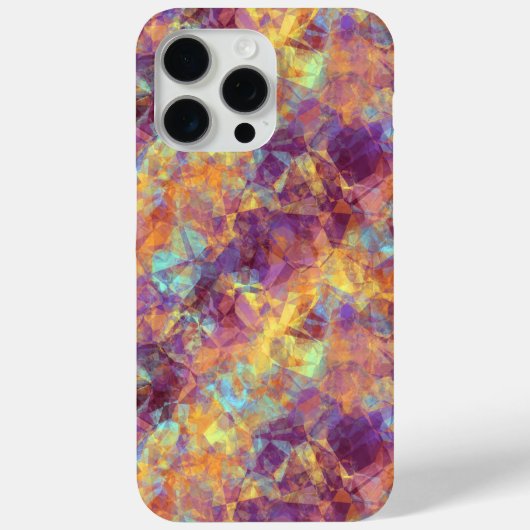 Plum Paars Crumpled Texture Case-Mate iPhone Case (Achterkant)