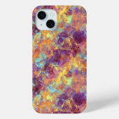 Plum Paars Crumpled Texture Case-Mate iPhone Case (Achterkant)