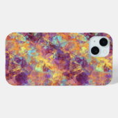 Plum Paars Crumpled Texture Case-Mate iPhone Case (Achterkant (horizontaal))