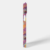 Plum Paars Crumpled Texture Case-Mate iPhone Case (Achterkant / Rechts)