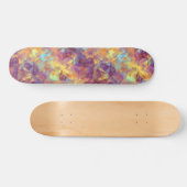 Plum Paars Crumpled Texture Persoonlijk Skateboard (Horizontaal)