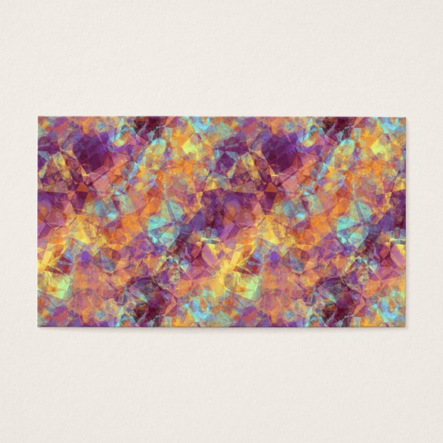 Plum Paars Crumpled Texture Visitekaartjes (Voorkant)