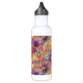 Plum Paars Crumpled Texture Waterfles (Links)