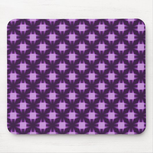 Plum Paars Daring Disks Mousepad Muismat (Voorkant)