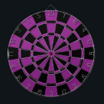 Plum Paars en Black Dartbord<br><div class="desc">Plum Paars and Black Dart Board</div>