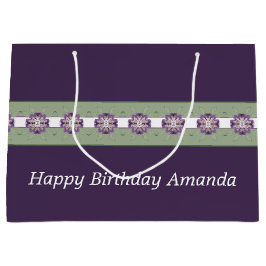 Plum Paars en Sage Green Groot Cadeauzakje