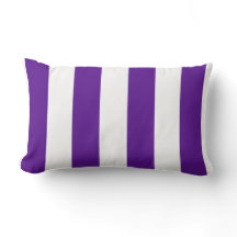 Plum Paars en White Bold Vertical Stripes