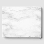 Plum Paars Gold Waterverf Marble Fall Wedding Gastenboek (Achterkant)