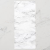 Plum Paars Gold Waterverf Marmer Wedding Menu (Achterkant)