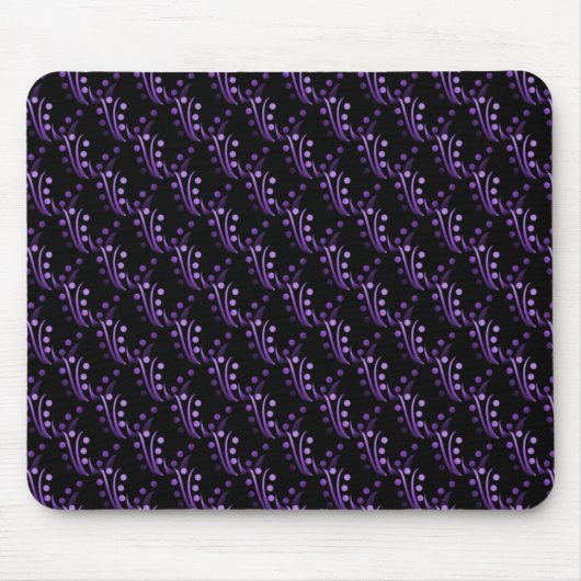 Plum Paars Luxurous Glam Mousepad Muismat (Voorkant)