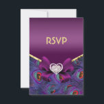 Plum Paars Peacock RSVP<br><div class="desc"></div>