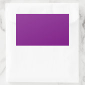 Plum Paars Rectangle Sticker (Tas)